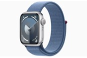 Smartklokke, Smartwatch & Sportsklokke - Apple Watch Series 9 GPS 41mm - Silver Aluminium Case with Winter Blue Sport Loop - MR923DH/A