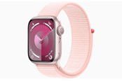 Smartklokke, Smartwatch & Sportsklokke - Apple Watch Series 9 GPS 41mm - Pink Aluminium Case with Light Pink Sport Loop - MR953DH/A