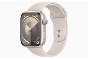 Smartklokke, Smartwatch & Sportsklokke - Apple Watch Series 9 GPS 45mm - Starlight Aluminium Case with Starlight Sport Band - M/L - MR973DH/A