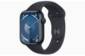 Smartklokke, Smartwatch & Sportsklokke - Apple Watch Series 9 GPS 45mm - Midnight Aluminium Case with Midnight Sport Band - S/M - MR993DH/A