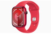 Smartklokke, Smartwatch & Sportsklokke - Apple Watch Series 9 GPS + Cellular 45mm - (PRODUCT)RED Aluminium Case with (PRODUCT)RED Sport Band - M/L - MRYG3DH/A