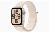 Smartklokke, Smartwatch & Sportsklokke - Apple Watch SE GPS 40mm - Starlight Aluminium Case with Starlight Sport Loop - MR9W3DH/A