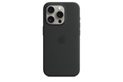 Mobil - Deksel og etui - Apple iPhone 15 Pro Silicone Case with MagSafe - Black - MT1A3ZM/A