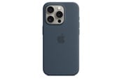 Mobil - Deksel og etui - Apple iPhone 15 Pro Silicone Case with MagSafe - Storm Blue - MT1D3ZM/A