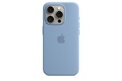 Mobil - Deksel og etui - Apple iPhone 15 Pro Silicone Case with MagSafe - Winter Blue - MT1L3ZM/A