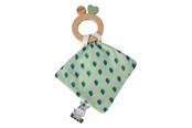 Babyutstyr - Eichhorn Baby HIPP Wooden Teether with Cuddle Cloth - 100005871