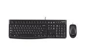 Tastatur - Logitech MK120 - keyboard and mouse set - QWERTZ - German - Tastatur & Mussett - Tysk - Svart - 920-010022