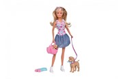 Dukker, Bamser & Utstyr - SIMBA DICKIE GROUP Steffi LOVE - Puppy Walk Doll Set 29cm - 105733310