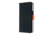 Mobil - Deksel og etui - Insmat FLIPCASE IPHONE 15 BLACK/ORANGE - 650-3192