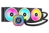 Prosessor-kjøler - Corsair iCUE LINK H150i LCD RGB - Black - CPU Vannkjøling - Max 37 dBA - CW-9061008-WW