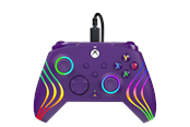 Spill - Tilbehør - PDP Afterglow Wave - Purple - Wired Controller - Microsoft Xbox One - XSX122AWWCPU