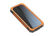 Nødlader - Lippa 10.000 mAh Solar Powerbank 2 x USB-A Output Nødlader - 10000 mAh - LPPB10000SP