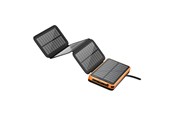 Nødlader - Lippa 10.000 mAh 7W Foldable Solar Powerbank Nødlader - 10000 mAh - LPPB10000SPF