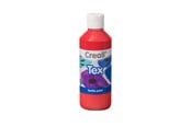 Kreative leker - Creall Textile Paint Red 250ml - 24024