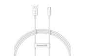 USB - Baseus Superior Series Cable USB to USB-C 65W PD 1m (white) - CAYS000902