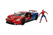 Leketøysbil - SIMBA DICKIE GROUP Marvel Hollywood Rides - Spider-Man & 2017 Ford GT - 253225002