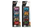 Leketøysbil - Toi-Toys Metal Pull-back Off Road Mini Cars 4pcs. - 20521Z