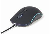 Mus - Gembird Illuminated large size wired mouse - Mus - Optisk - 6 - Svart - MUS-UL-02