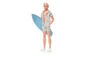 Dukker, Bamser & Utstyr - Barbie the Movie Ken Doll Wearing Pastel Striped Beach Matching Set - HPJ97