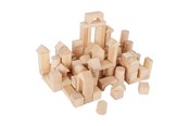 Treleker - Small Foot - Wooden Building Blocks in Bag 100dlg. - 7073