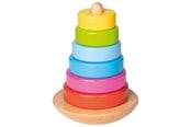 Babyleker - Goki Wooden Stacking Tower Color 8pcs. - 58925