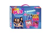 Puslespill - Studio 100 K3 4in1 Puzzle Wings Gulv - MEK3B2000780