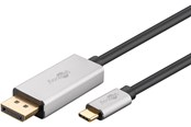 Skjermkabel - Pro USB-C - DisplayPort - Skjermkabel - 3m - Grå - DP-USB-C-S-3m