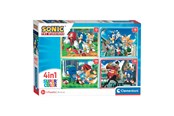 Puslespill - Clementoni Puzzles Sonic 4in1 Gulv - 21522