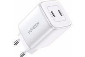 Mobil - Adaptere og ladere - UGREEN Nexode GaN 45W Dual USB-C PD Charger - White - 15327