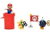 Figurer - Jakks Super Mario 6.35cm Diorama Set Airship Deck - 416344