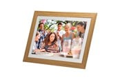 Digital fotoramme - Lippa Frameo Digital Picture Frame 10" - Wooden Frame - LPFR10W