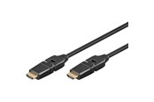 Skjermkabel - Pro HDMI 2.0 360° - Skjermkabel - 1.5m - Svart - HDMI20B360-1.5