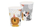 Leketøy - Boland Paper Cups Safari 8pcs. - 50211