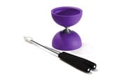 Utendørsleker - Eureka Rubber Diabolo with Aluminum Sticks - Purple - 52515705