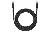 Nettverkskabel - Braided network cable cat.7 Baseus Ethernet RJ45 10Gbps 2m (black) - B0013320B111-03