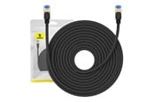 Nettverkskabel - Braided network cable cat.7 Baseus Ethernet RJ45 10Gbps 20m (black) - B0013320B111-09