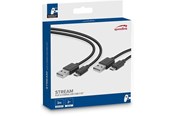 Spill - Tilbehør - Speed-Link STREAM Play & Charge USB Cable Set 3m - Charging cable for wireless game controller - Sony PlayStation 4 - SL-450104-BK