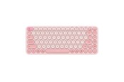 Tastatur - Baseus K01A Wireless Tri-Mode Keyboard Baby Pink - Tastatur - Rosa - B00955503413-00