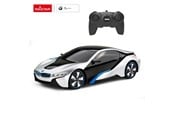 Fjernstyrt - RASTAR R/C 1:24 BMW I8 Silver - 48400