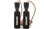 Sport & Fitness - Zipro Jumping rope with leather rope - 5901793678696