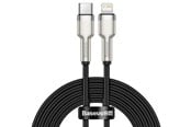 USB - Baseus USB-C cable for Lightning  Cafule PD 20W 1m (black) - CATLJK-A01