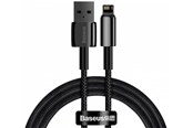 USB - Baseus Tungsten Gold Cable USB to iP 2.4A 1m (black) - CALWJ-01