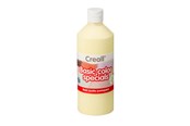 Kreative leker - Creall School paint Pastel yellow 500 ml - 30092