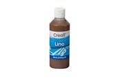 Kreative leker - Creall Lino Blockprint Paint Brown 250ml - 37008