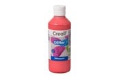 Kreative leker - Creall Glitter Paint Red 250ml - 01205