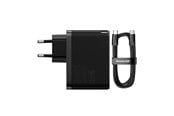 Mobil - Adaptere og ladere - Baseus GaN USB-C + USB 100W + 1m cable (black) - CCGP090201