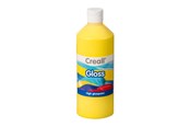 Kreative leker - Creall Gloss Gloss Paint Yellow 500ml - 01271