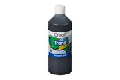 Kreative leker - Creall Transparent Paint Black 500ml - 23029