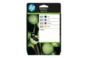 Printertilbehør blekk/toner - HP 937 / 6C400NE - 4-Pack (Black Yellow Magenta Cyan) Ink - Blekkpatron Blå - 6C400NE