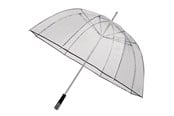 Fritid & Reise - Impliva Falcone dome umbrella manual opening 111 cm transparent/black - RD-2-8120